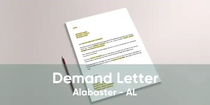 Demand Letter Alabaster - AL