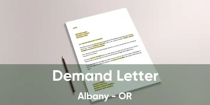 Demand Letter Albany - OR