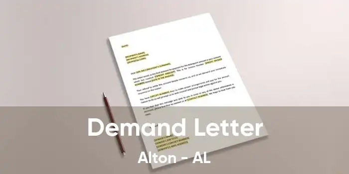 Demand Letter Alton - AL