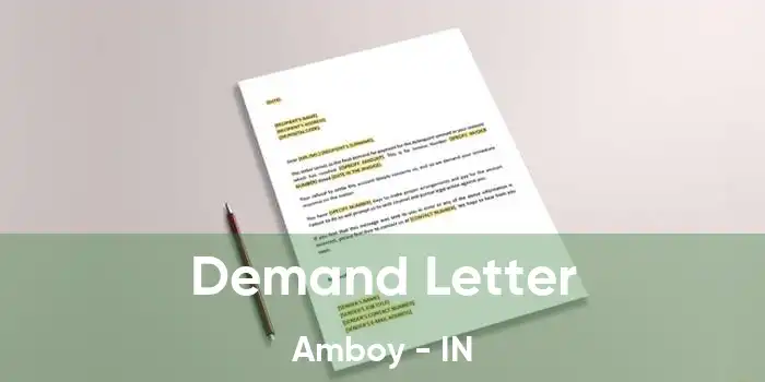  Demand Letter Amboy - IN