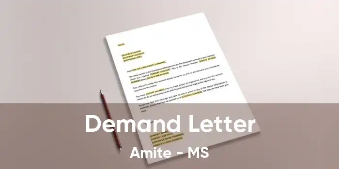  Demand Letter Amite - MS