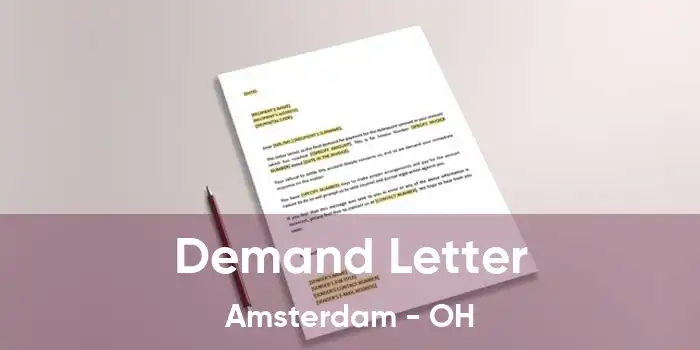 Demand Letter Amsterdam - OH