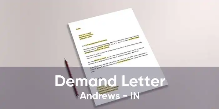 Demand Letter Andrews - IN