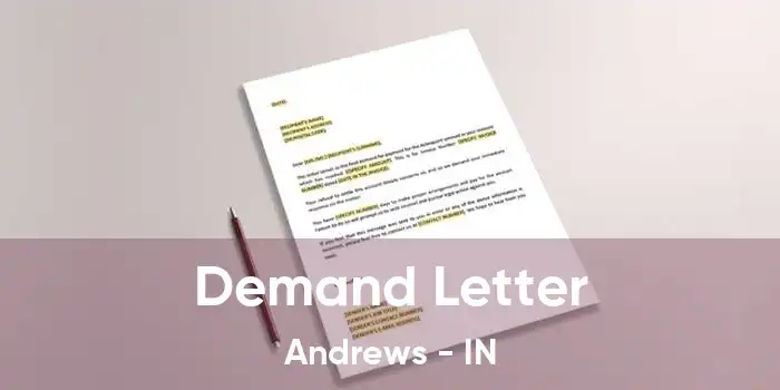 Demand Letter Andrews - IN