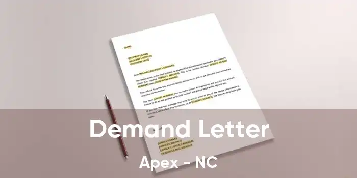 Demand Letter Apex - NC