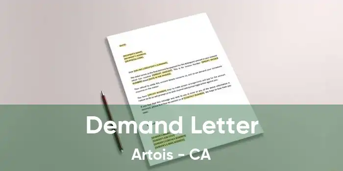 Demand Letter Artois - CA