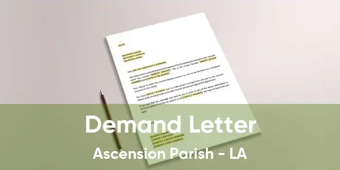  Demand Letter Ascension Parish - LA