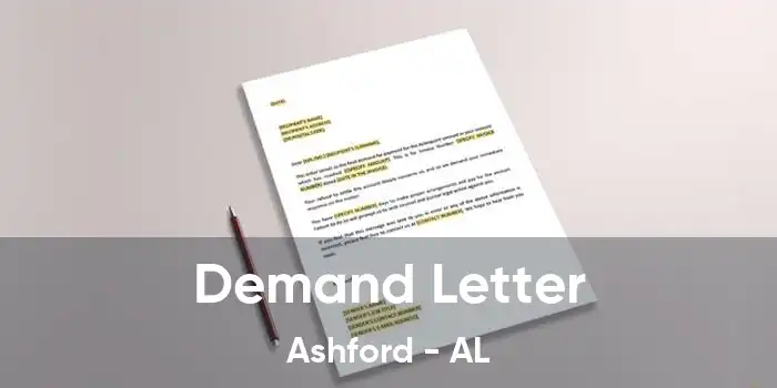 Demand Letter Ashford - AL