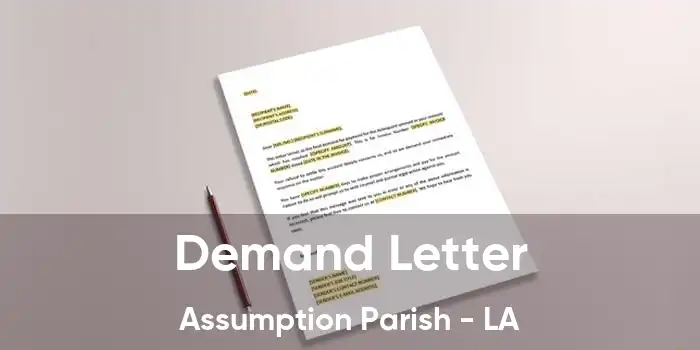  Demand Letter Assumption Parish - LA