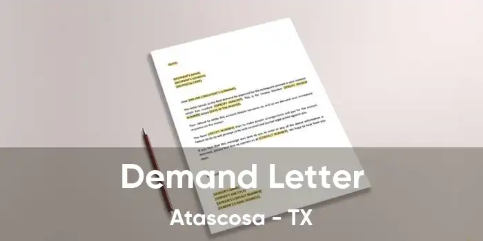  Demand Letter Atascosa - TX