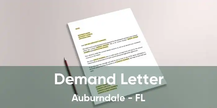 Demand Letter Auburndale - FL