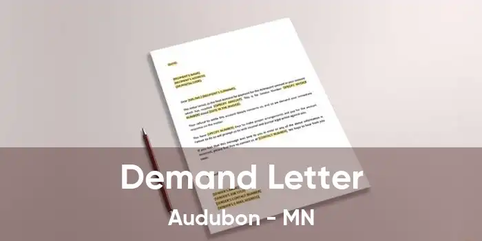 Demand Letter Audubon - MN