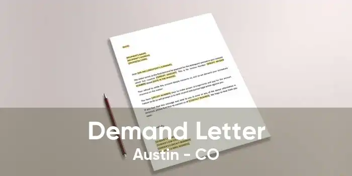 Demand Letter Austin - CO