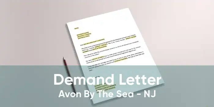 Demand Letter Avon By The Sea - NJ
