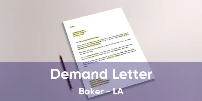 Demand Letter Baker - LA