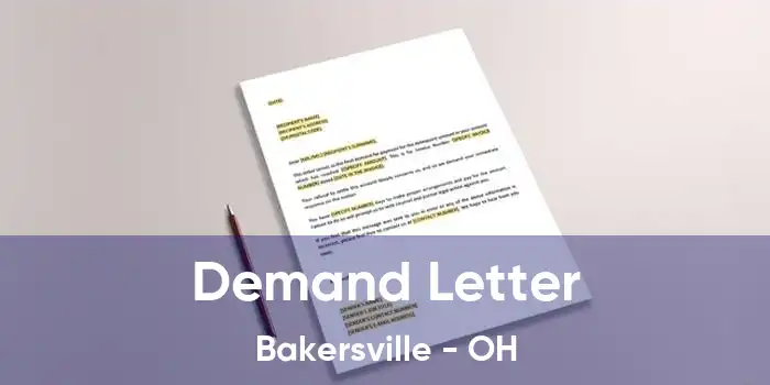 Demand Letter Bakersville - OH