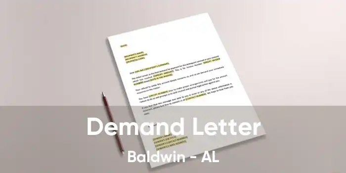 Demand Letter Baldwin - AL