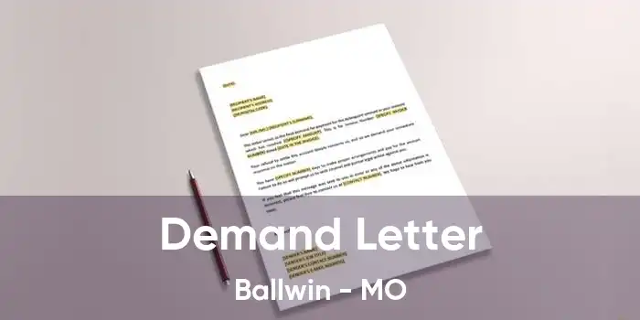 Demand Letter Ballwin - MO