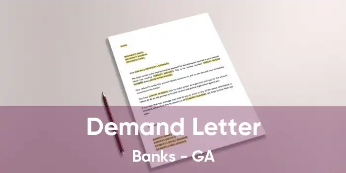  Demand Letter Banks - GA