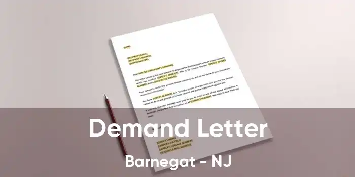 Demand Letter Barnegat - NJ