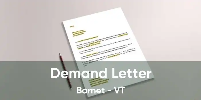 Demand Letter Barnet - VT