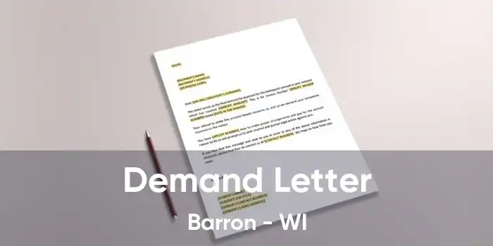 Demand Letter Barron - WI