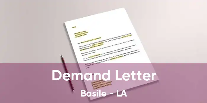  Demand Letter Basile - LA