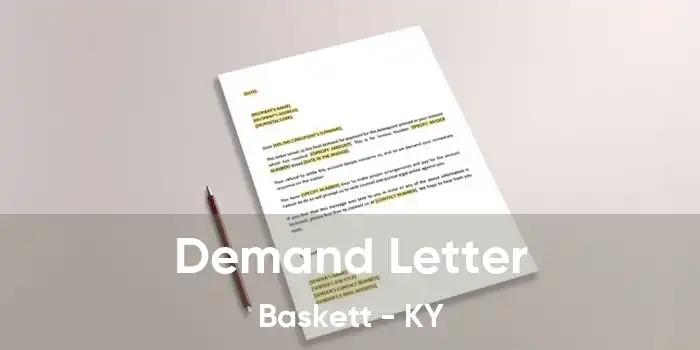 Demand Letter Baskett - KY