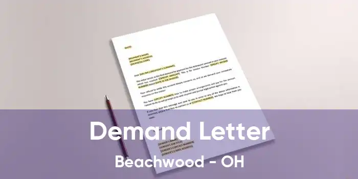 Demand Letter Beachwood - OH