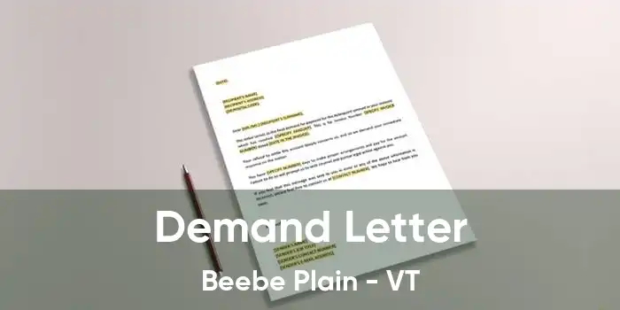 Demand Letter Beebe Plain - VT