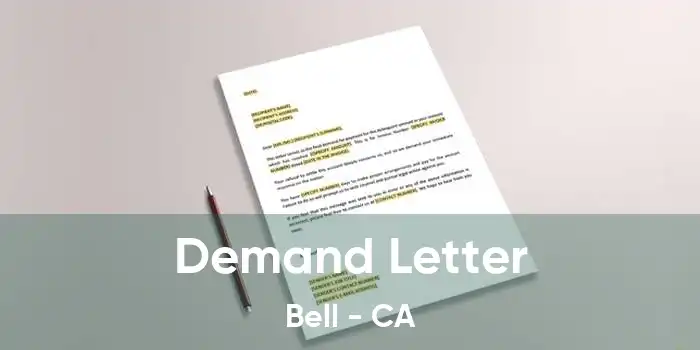 Demand Letter Bell - CA