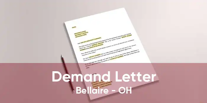 Demand Letter Bellaire - OH