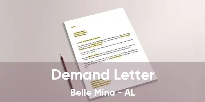 Demand Letter Belle Mina - AL