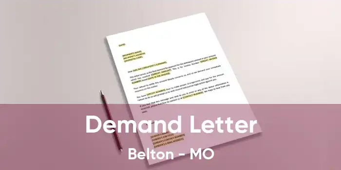  Demand Letter Belton - MO