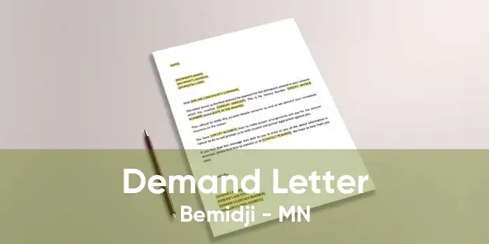 Demand Letter Bemidji - MN
