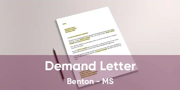 Demand Letter Benton - MS