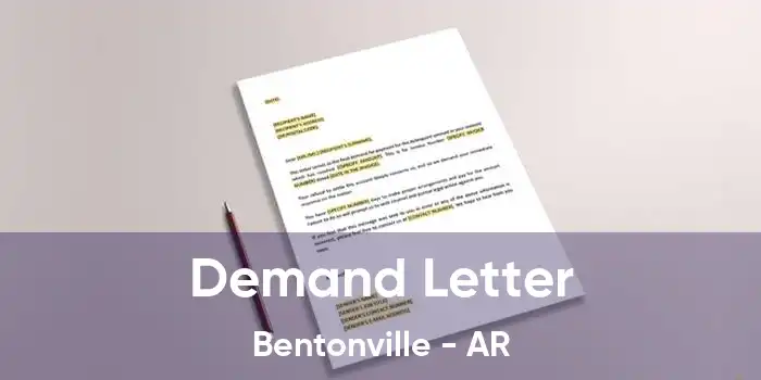 Demand Letter Bentonville - AR