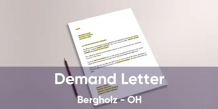 Demand Letter Bergholz - OH