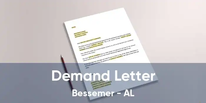 Demand Letter Bessemer - AL