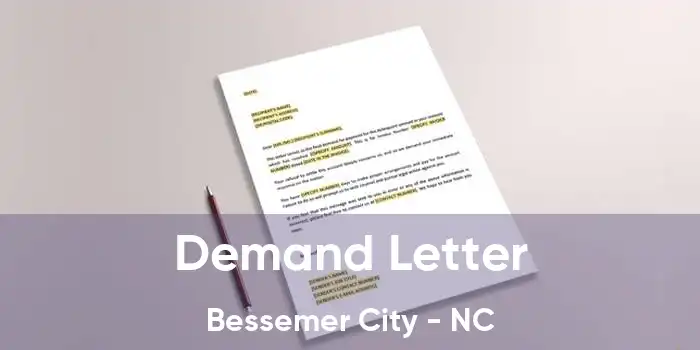 Demand Letter Bessemer City - NC