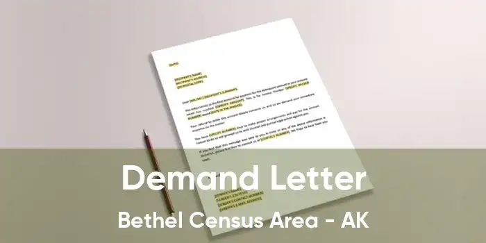  Demand Letter Bethel Census Area - AK