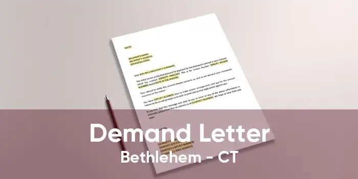 Demand Letter Bethlehem - CT