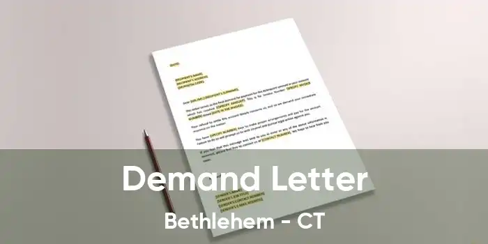 Demand Letter Bethlehem - CT