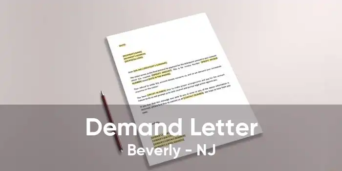 Demand Letter Beverly - NJ