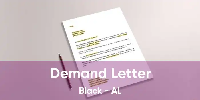 Demand Letter Black - AL