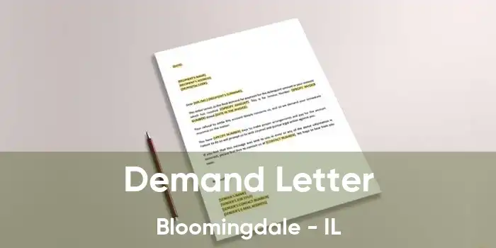 Demand Letter Bloomingdale - IL