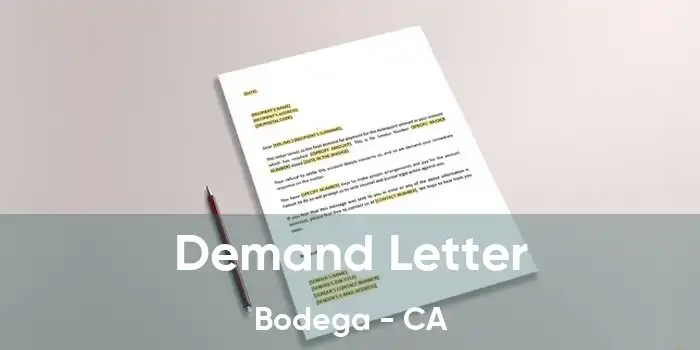 Demand Letter Bodega - CA