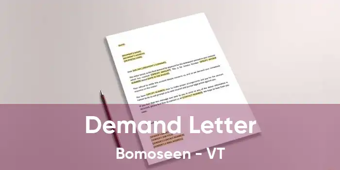 Demand Letter Bomoseen - VT