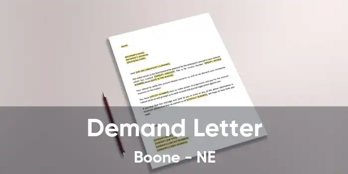  Demand Letter Boone - NE