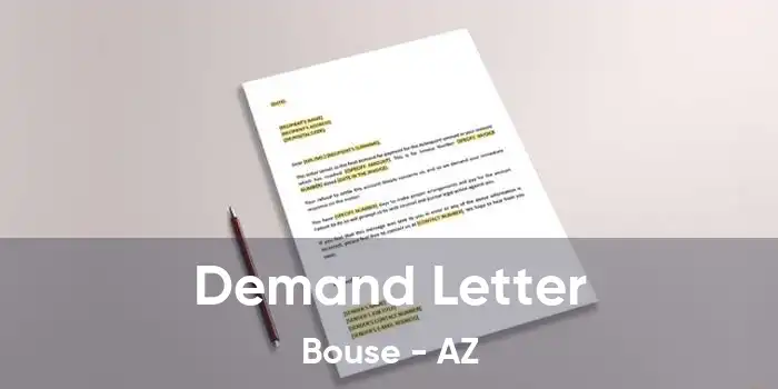 Demand Letter Bouse - AZ